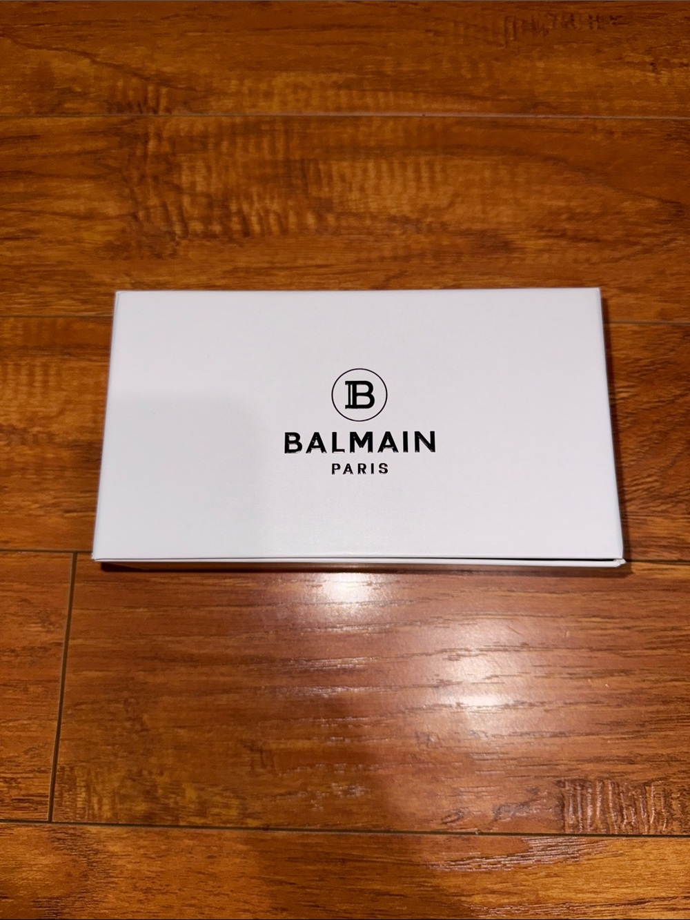 Balmain White Box with Black Logo